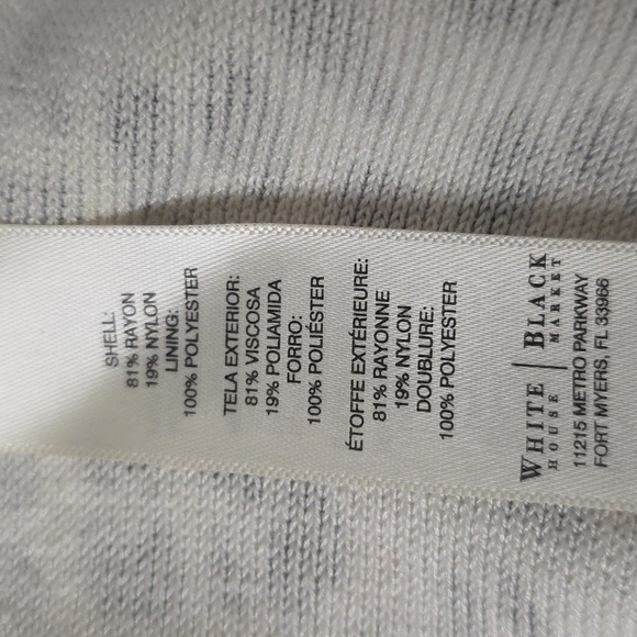 White House Black Market Leopard Soft Jacquard Knit Cardigan Sweater Size M‎ - Picture 6 of 6